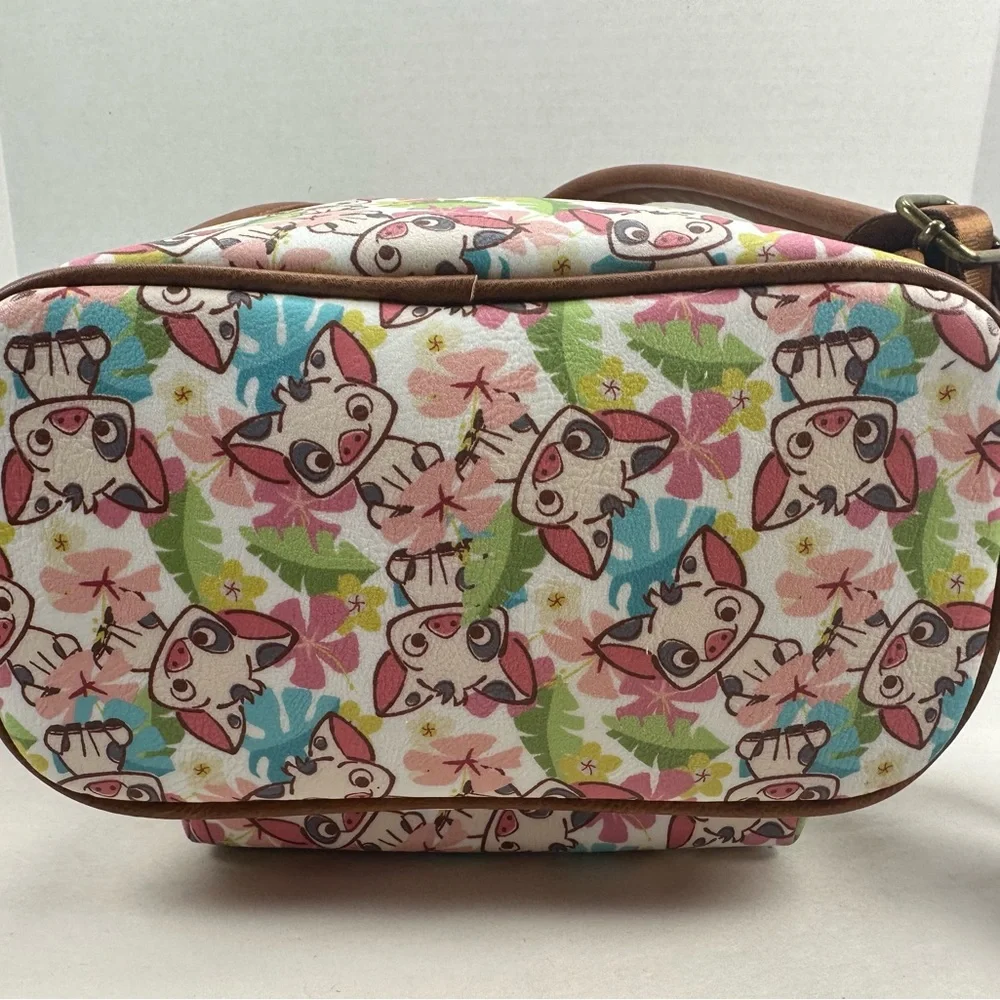Loungefly Disney Moana Pua AOP OG Heart Logo Mini Backpack